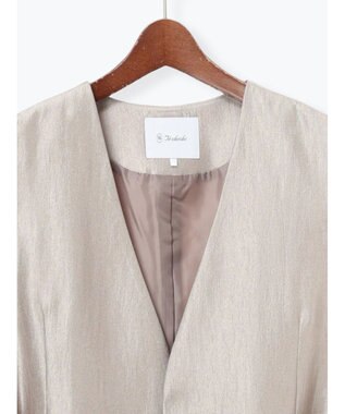 Te chichi シャイニーノーカラージレ(セットアップ可) モカ