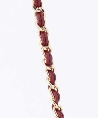 組曲 キルティングショルダー バッグ レッド系