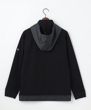 JOSEPH ABBOUD MOUNTAIN 【吸水速乾/通気性/ライナードッキング対応】ハイゲージワッフル パーカー ブラック系