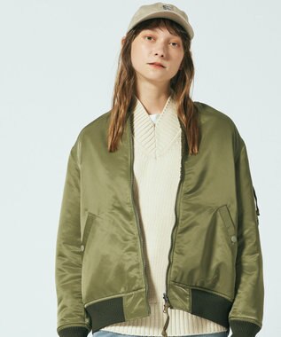 J.PRESS YORK STREET 【UNISEX】リバーシブルMA-1 ベージュ系