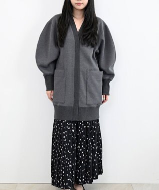FORFORMO Round Sleeve Cardigan ラウンドスリーブカーディガン チャコールグレー