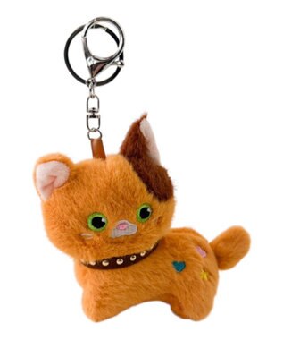 WEGO ネックレスねこちゃんぬいぐるみキーホルダー