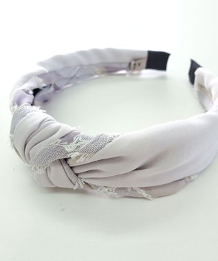 POLS ジャガード織  HAKO カチューシャ ベージュ