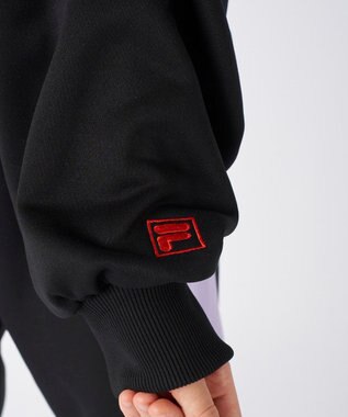OP／FILA 【FILA】ショート丈スウェット/キッズ ブラック