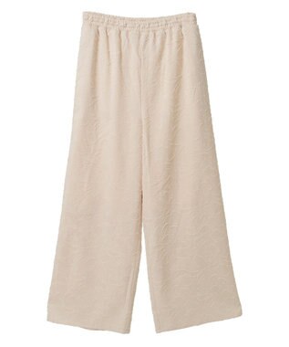 CRAFT STANDARD BOUTIQUE カットジャガードパンツ Ivory