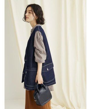 CRAFT STANDARD BOUTIQUE デニムワークベスト Dark Indigo