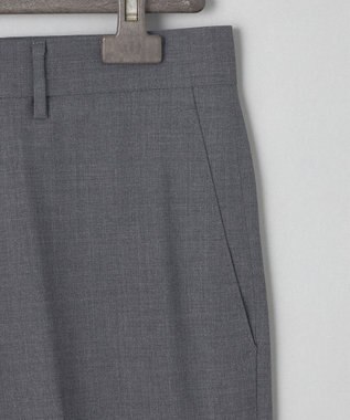 GOTAIRIKU ロングセラー【洗える/折り目加工/シワになりにくい/ウエストアジャスター】ウォッシャブル サマーウール100％パンツ_定番色(ノータック)25年モデル ライトグレー系