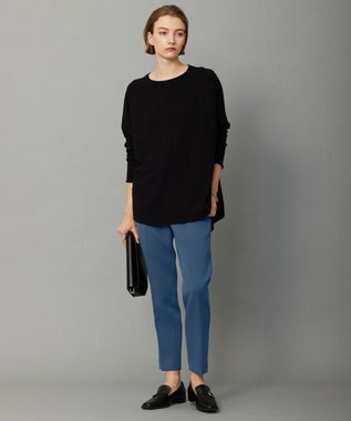 ICB 【防シワ・洗える】 トリプルクロスツイル スティックパンツ ダルブルー系