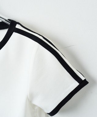 WEGO ラインデザインちびT ホワイト