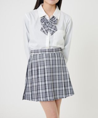 WEGO 【SCHOOLITEM】スクールプリーツスカート グレーチェック1