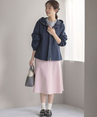 組曲 L 【2WAY】フード付き ライトアウター ネイビー系