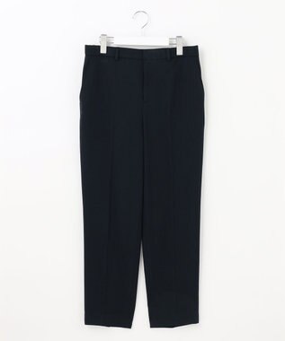 自由区 【洗える】2WAYツイル テーパードパンツ ネイビー系