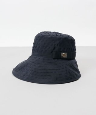 AURORA 【 LANVIN en Bleu （ランバン オン ブルー）】グログランブレードジョッキーキャップ