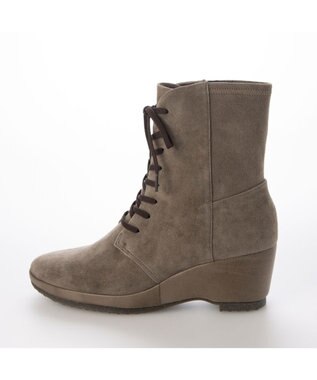 MODE ET JACOMO <D'ICI>ウェッジソールレースアップブーツ オークスエード