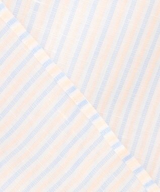 J.PRESS MEN 【WEB・一部店舗限定】コットンリネンマルチストライプ シャツ / B.D. オレンジ系1