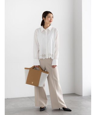 Te chichi パウダーツイルマリンスラックス《2026 spring catalog item》 ベージュ