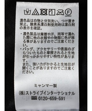 Green Parks シフォンプリーツスカート Dot Black