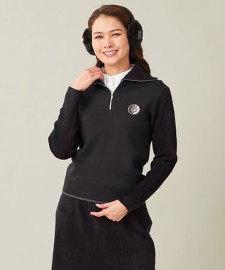 23区GOLF 【WOMEN】ブライトボーダー ポロシャツ 着回し力抜群 1枚で大活躍 高品質 1枚でも◎ ホワイト系