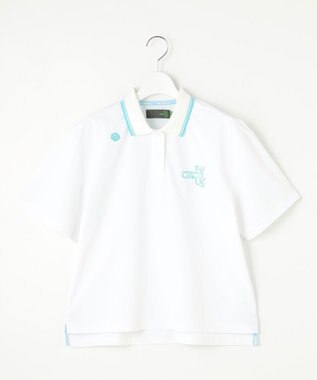 PW CIRCULUS 【UV遮蔽率95.3% UVカット / 速乾 / ストレッチ】【WOMEN】PW NEW ベーシックポロ ゴルフウェア レディース ホワイト系