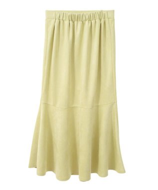 Green Parks マシュマロスエードマーメイドスカート Yellow
