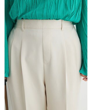 Green Parks ・Ｐｅｔｉｔ　Ｆｌｅｕｒ　センタープレスパンツ Ivory