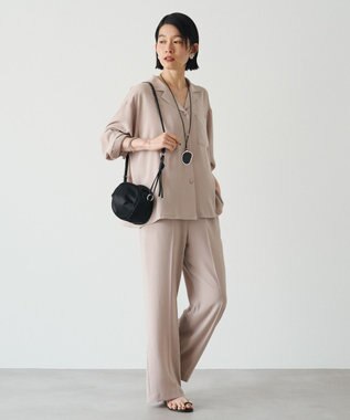 russet クラウズナイロンサークルミニショルダーバッグ(CE-1728) Black