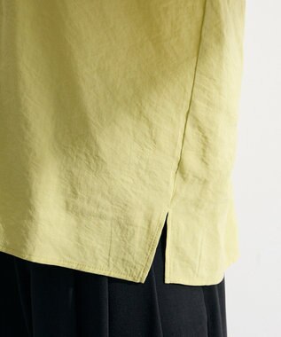 Green Parks 衿フリルブラウス Lime Green