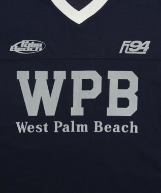 WEGO グラフィックフットボールT（SS） ネイビー