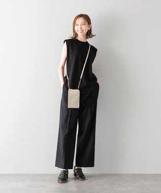 MIYABIYA La quoh with kirakaracho 南蛮七宝エンボスレザー モバイルケース 利休白茶金色(ゴールド)