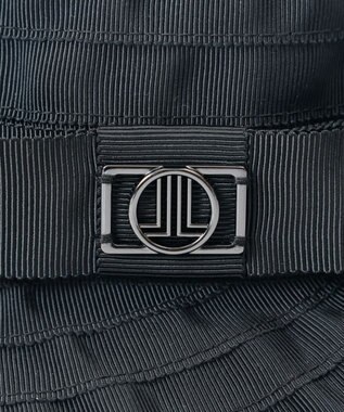 AURORA 【 LANVIN en Bleu （ランバン オン ブルー）】グログランブレードジョッキーキャップ ブラック