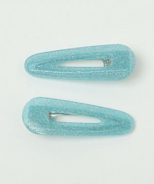 WEGO Lアクリルラメクリップ サックス