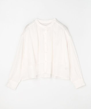 ANY ラッフルクロップドシャツ エクリュ