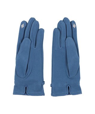 UNBILLION カシュネ cache nez / ビット金具付きジャージー手袋 ブルー