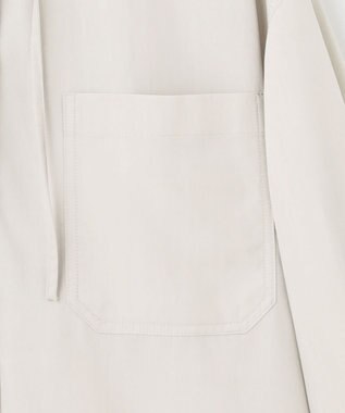 ANY L 撥水フーデットシャツ グレージュ