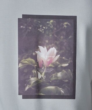 WEGO 【2点SET】アクセ付きフォトグラフィックT（SS） ライトグレー