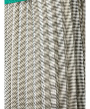 AMERICAN HOLIC 丈違いギンガムプリーツスカート Gingham Check