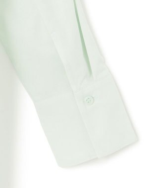 ICB 【WEB限定・洗える】ライクアウーブン バンドカラーカットソー ライトグリーン系