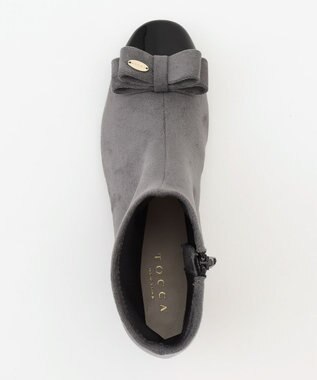 TOCCA NOBLE RIBBON SHORT STRECHBOOTS ブーツ ライトグレー系