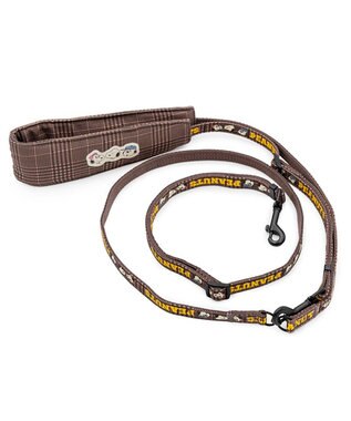 PET PARADISE スヌーピー ショルダーリード 《兄弟柄》  ３Ｓ～Ｓ 小型犬 ブラウン