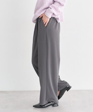 earth music&ecology リラックスベイカーパンツ Gray