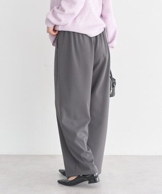 earth music&ecology リラックスベイカーパンツ Gray