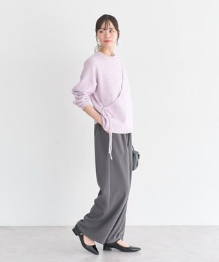 earth music&ecology リラックスベイカーパンツ Gray