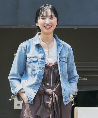 woadblue 【157】Back Balloon Jacket デニムジャケット MIDBLUE