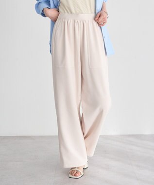 earth music&ecology リラックスベイカーパンツ Ecru