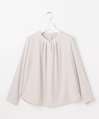 ANY SIS L フロントタックバイカラー ブラウス