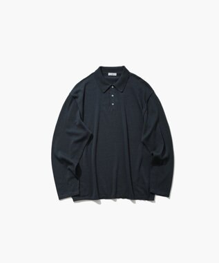 ATON COTTON SILK CASHMERE | ポロセーター - UNISEX NAVY