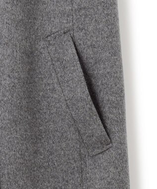 23区 ウールカシミヤビーバー フーデット コート グレー系