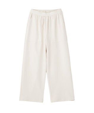 earth music&ecology リラックスベイカーパンツ Ecru