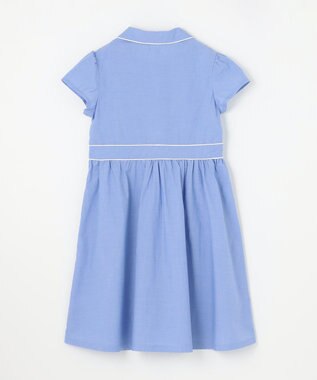 組曲 KIDS 【150-160㎝】シャンブレー ワンピース サックスブルー系