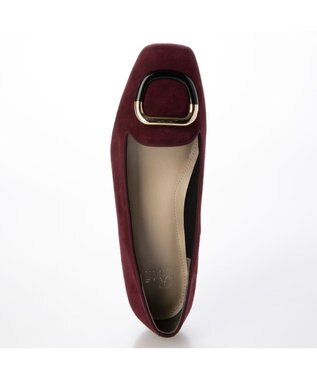 Riz raffinee <Riz raffinee>バックルオペラパンプス ワインスエード